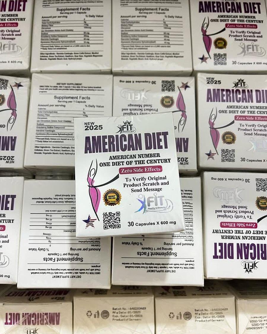 كبسولات امريكان دايت لنحت القوام بفعالية
