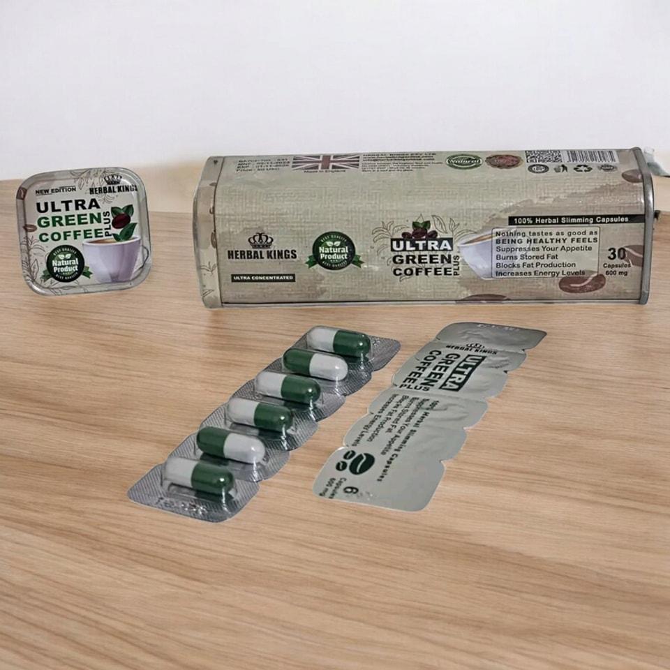 ultra green coffee كبسولات تركيبة طبيعية للمساعدة في إدارة الوزن.