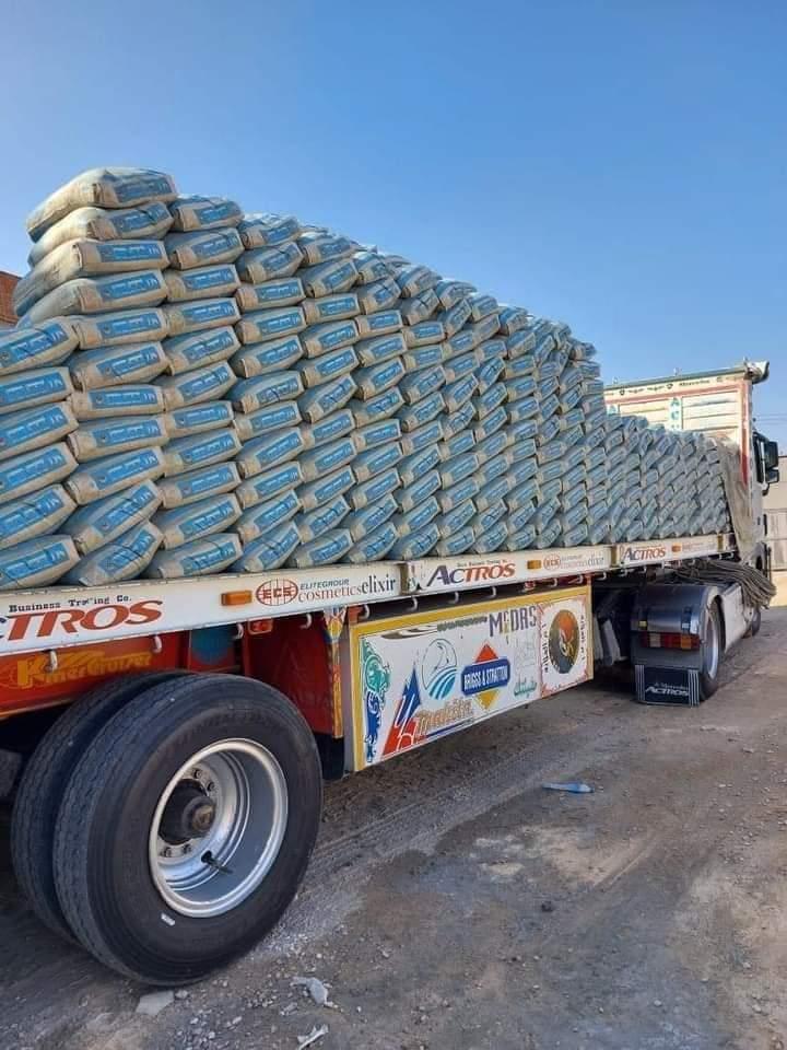 اسمنت من توريد شركة النور جودة الأسمنت لا تُضاهى