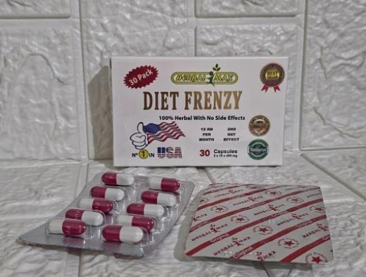 كبسولات دايت فرينزي DIET FRENZY لتخسيس الجسم