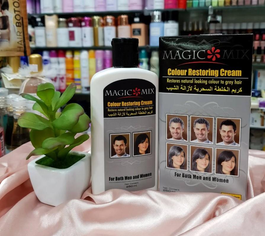 كريم ماجيك ميكس السحري يعمل على إعادة اللون الطبيعي للشعر