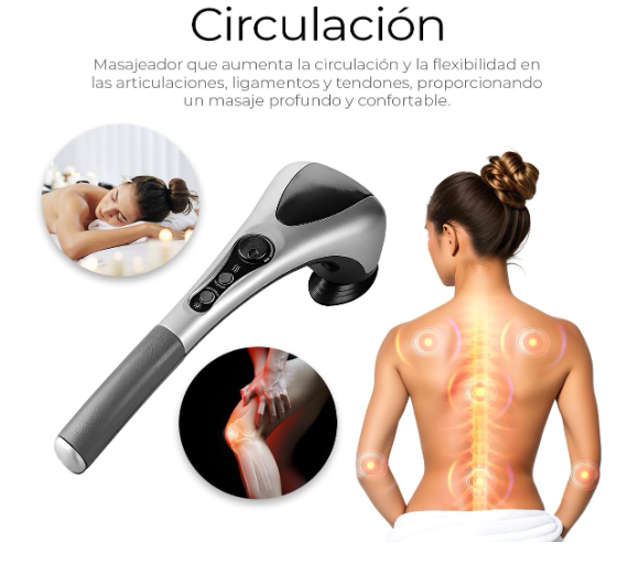 جهاز تدليك الجسم المزدوج تدليك ساخن ومريح