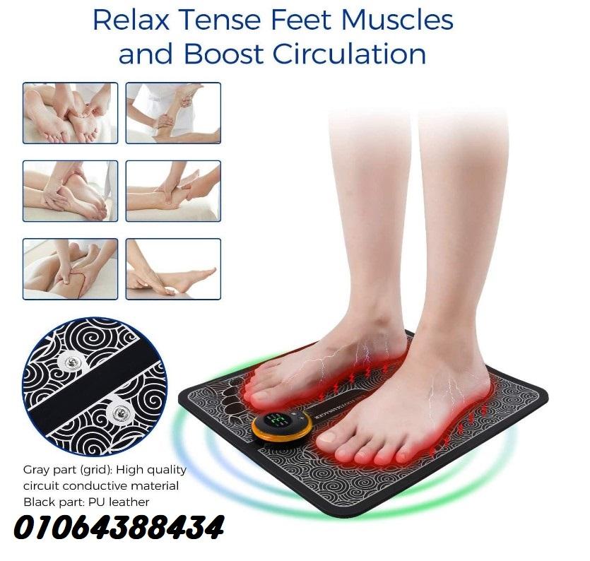 مدلك القدمين بالتحفيز الكهربائي للعضلات