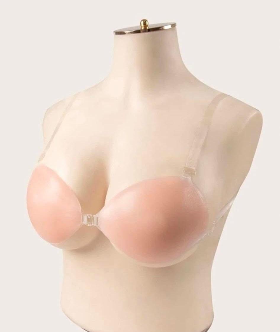 برا صدر سيليكون 100% ذاتية اللصق دعم مثالي وإطلالة خفية