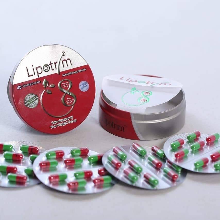 ليبوتريم الاحمر المدور lipotrim abcare الحجم 40كبسولة
