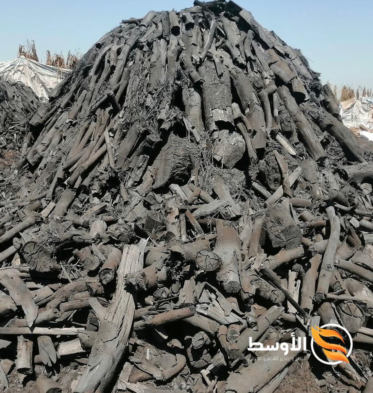 فحم الليمون حمضيات - فحم للتصدير طبيعي تصدير نخب اول