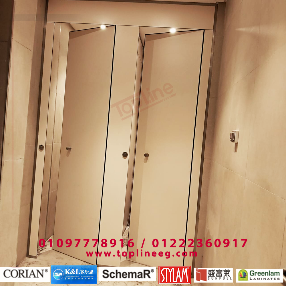 #قواطيع #ابواب_حمامات #مباول #كومباكت #HPL  رقم 1 فى مصر  هتلاقيها عند شركة توب لاين 30 سنة خبرة وبس