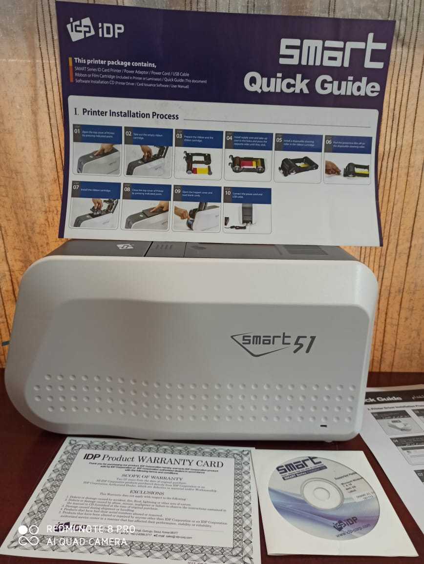 طابعة كروت بلاستيكية سمارت وجهين