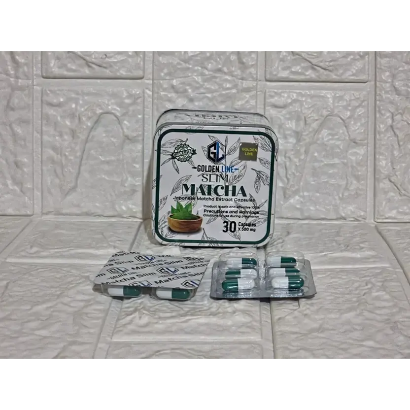 كبسولات ماتشا للتخسيس وحرق الدهون وتقليل الشهية – 30 كبسولة