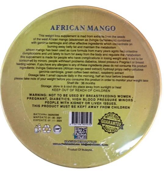 افريكان مانجو للتخسيس 40 كبسولة African mango